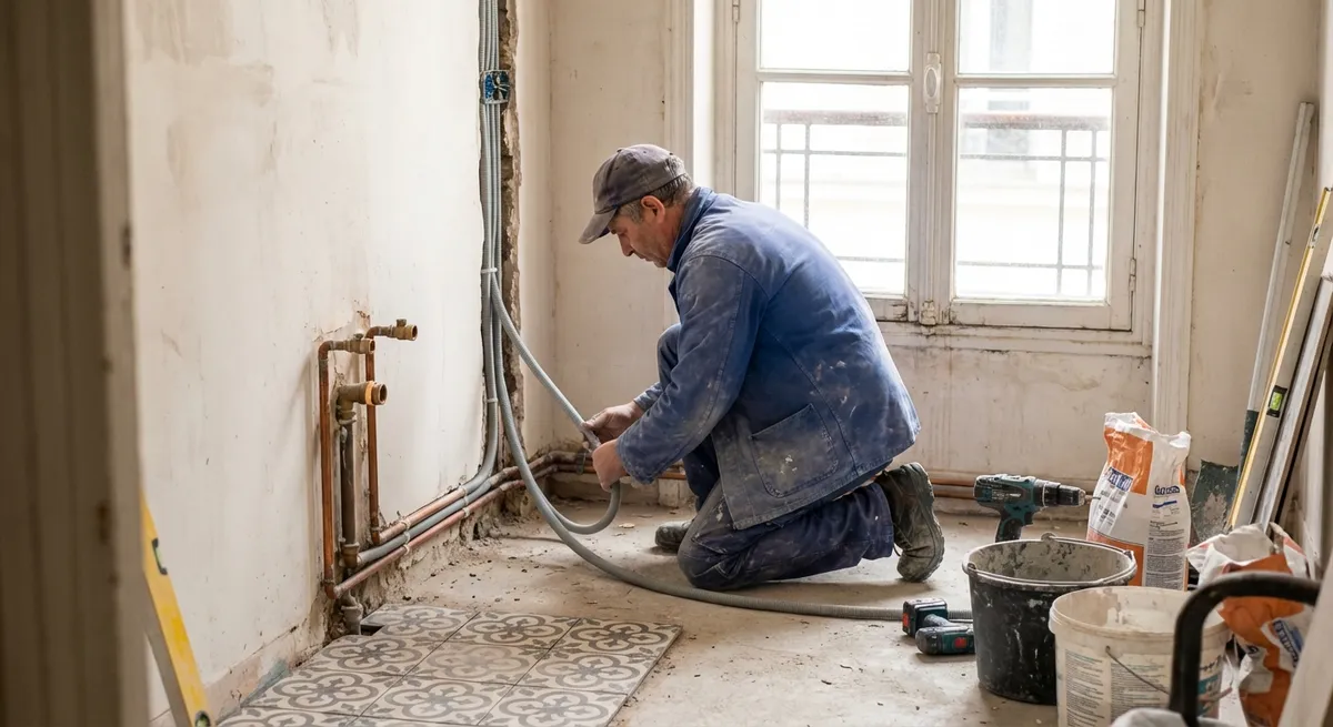 Professionnel multiservice réalisant des travaux de rénovation intérieure
