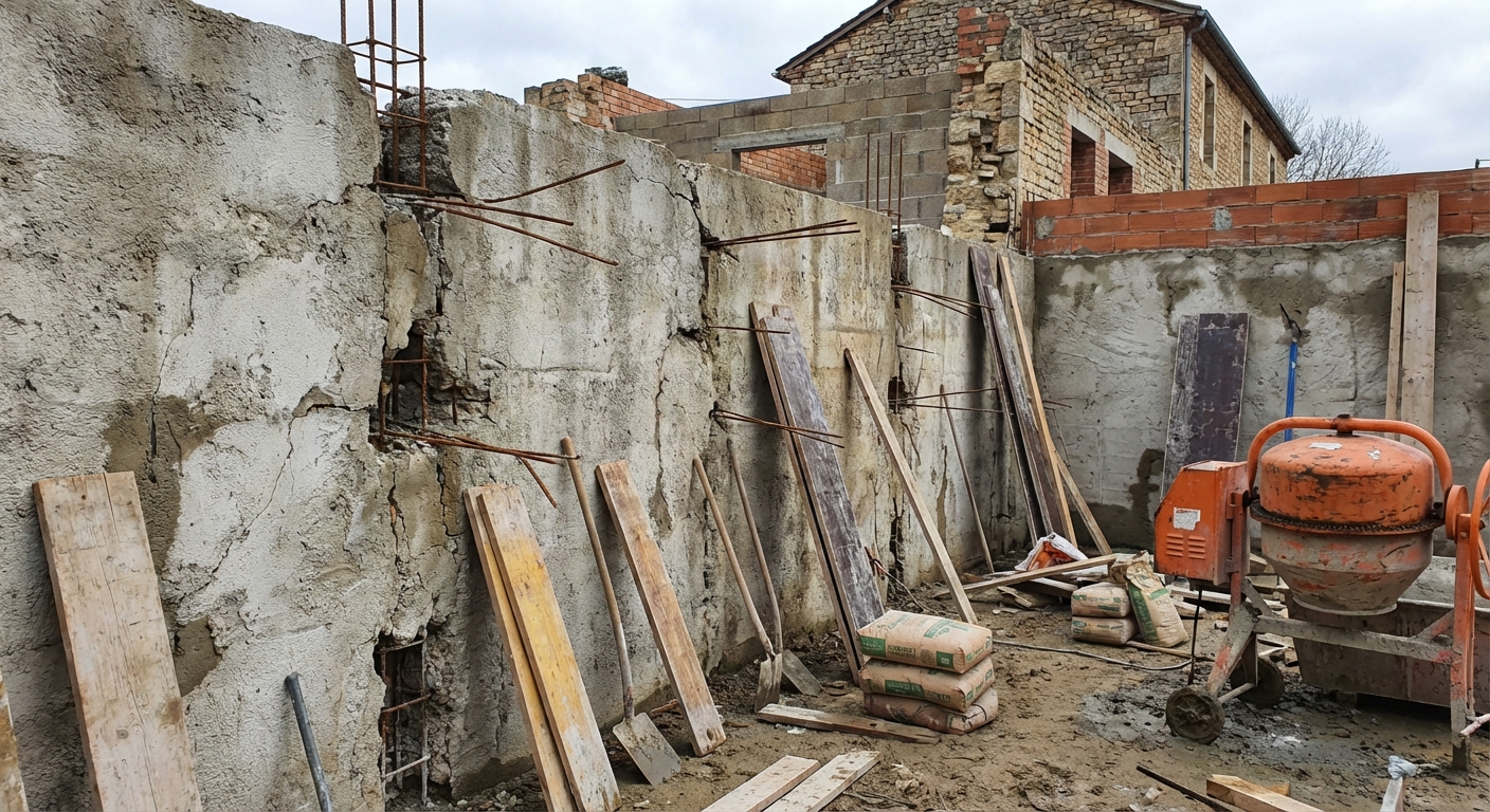 Malfaçons sur chantier dues à un défaut de surveillance architecte