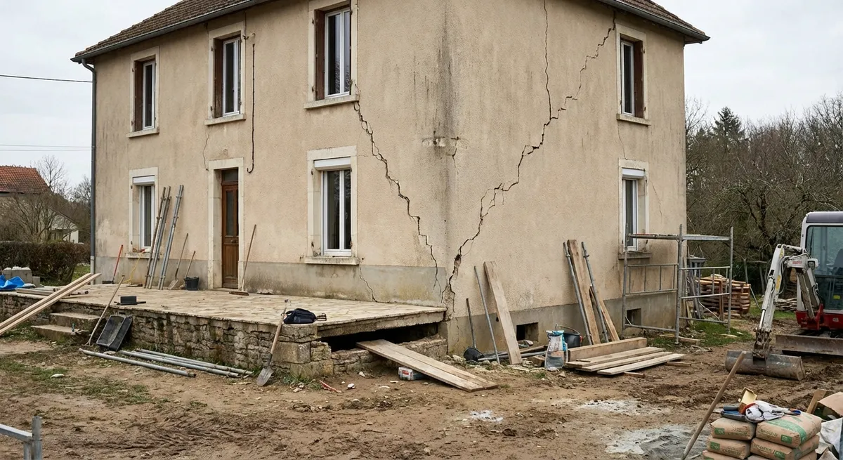 Tassement différentiel des fondations